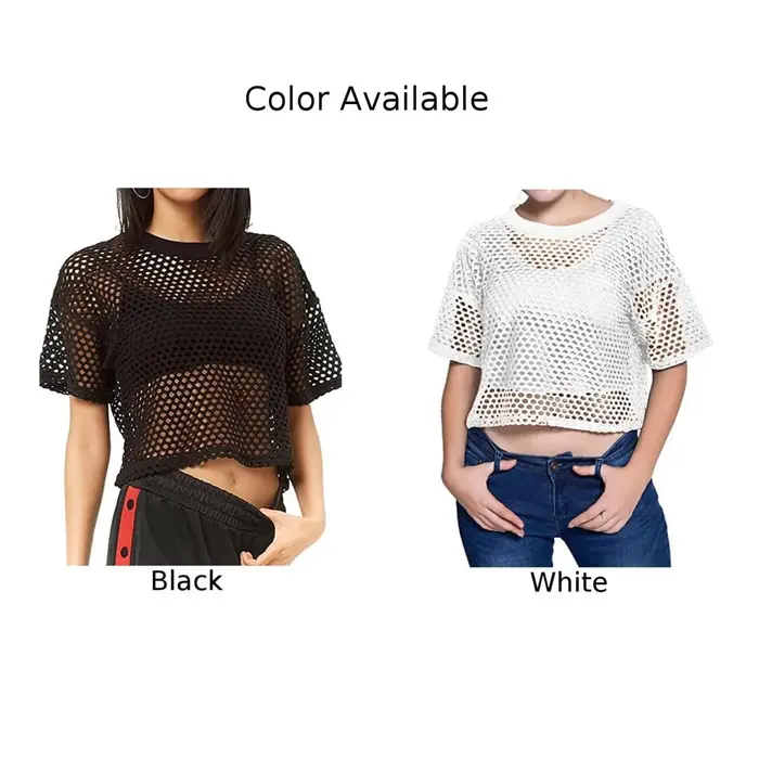 T-shirt manches courtes col rond femme