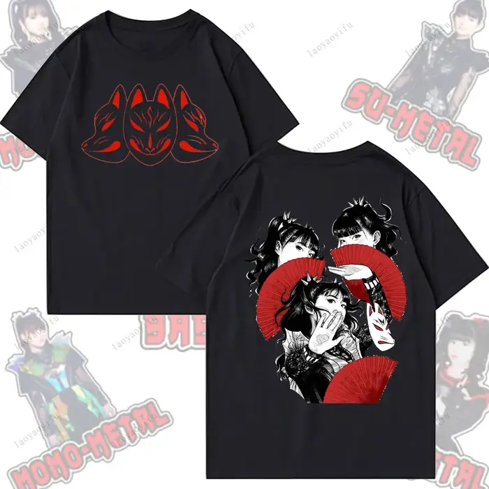 Babymetal groupe japonais T-shirt hommes Hip-hop