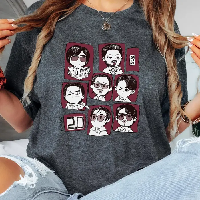 T-shirt unisexe classique Kpop Boy Band Cute 2.0 2026 Arirang World Tour, surdimensionné, 100% coton