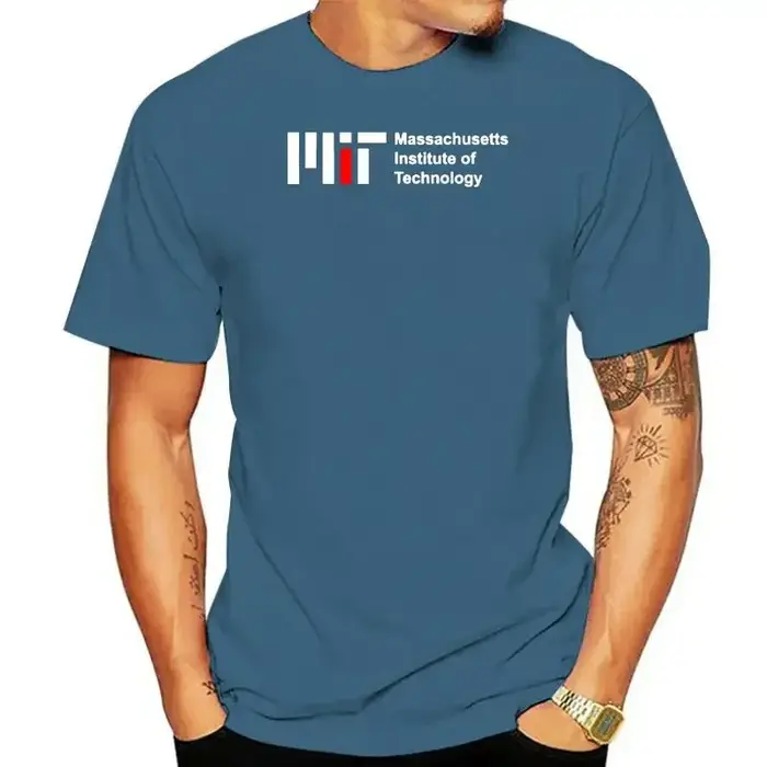 T-shirt humoristique 2024 MIT, uniforme scolaire scopique à manches courtes, robe du Massachusetts I