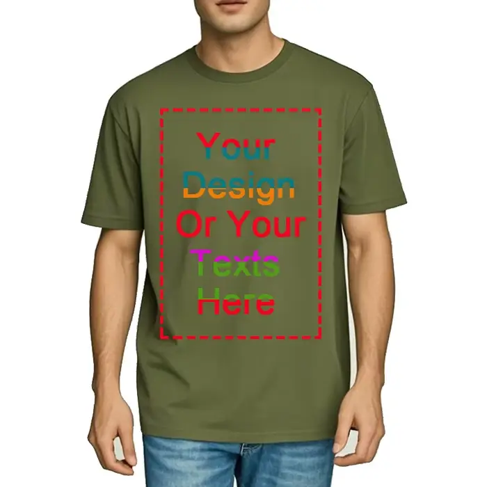 T-shirt personnalisé devant et arrière votre propre