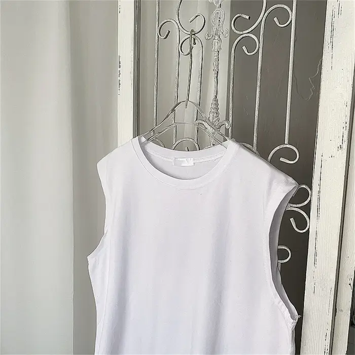 Débardeur sans manches à col rond pour hommes