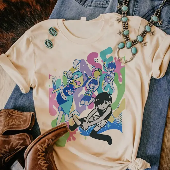 Omori Tee femmes été streetwear graphique t-shirt femme manga japonais vêtements drôles