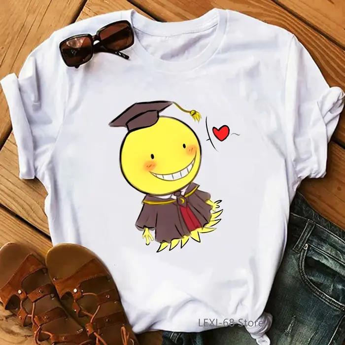 T-shirt graphique humoristique pour femme