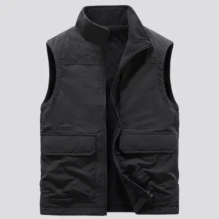 Veste en fibre réversible pour homme
