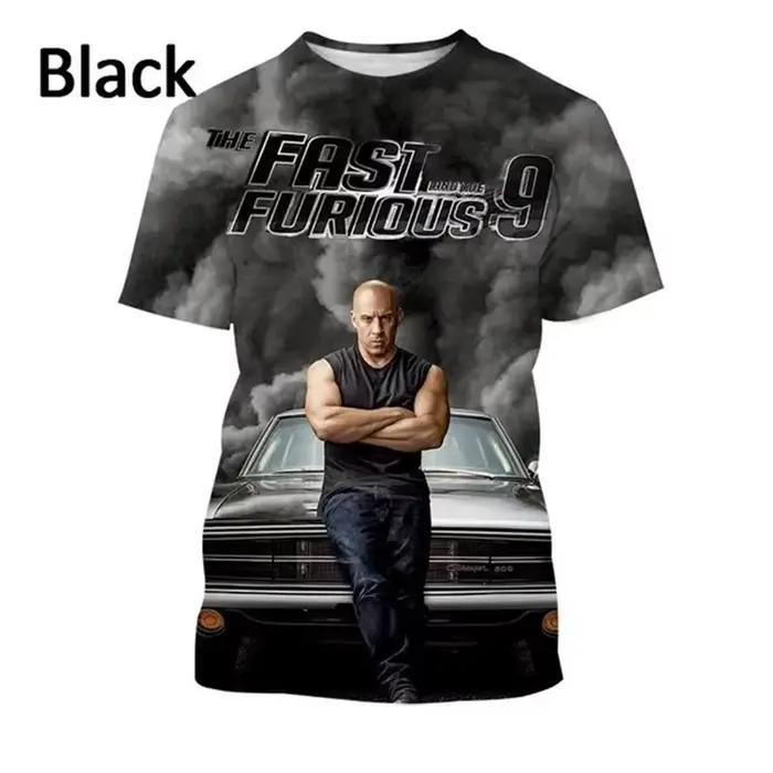 T-shirt Fast and Furious pour hommes et femmes
