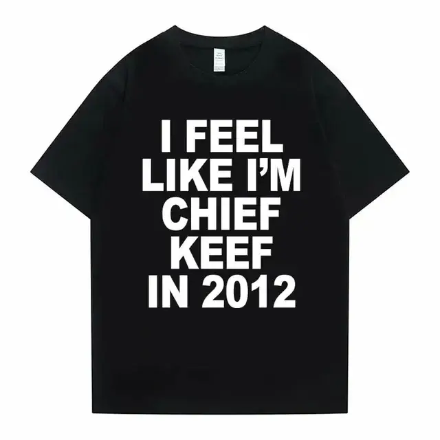 Femmes hommes j'aime je suis chef Keef en 2012 impression graphique t-shirt été