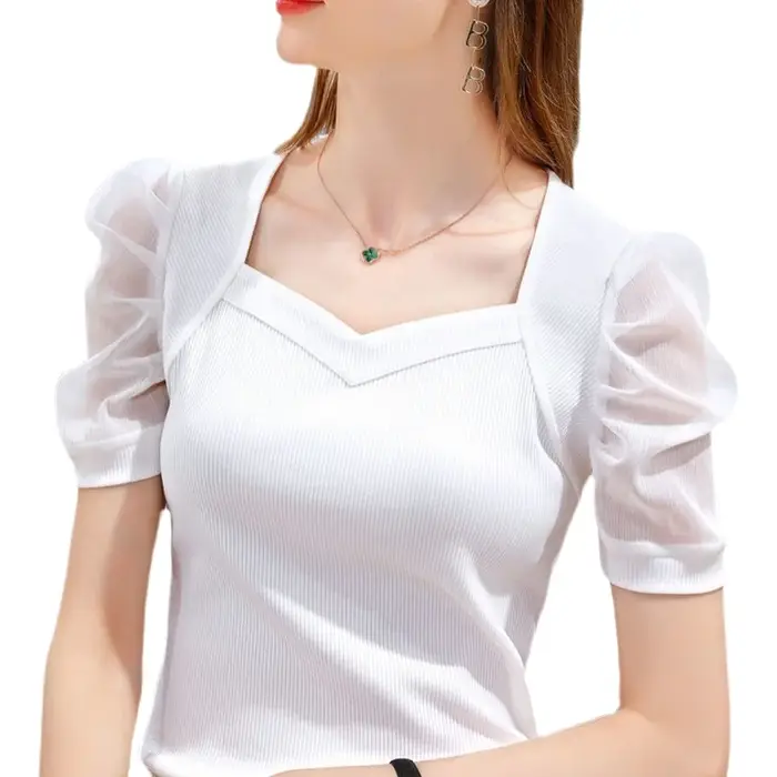 T-shirt à manches courtes pour femme