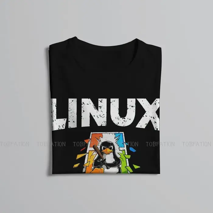 Linux Born to Be Root Not To Reboot Unique T-Shirt
