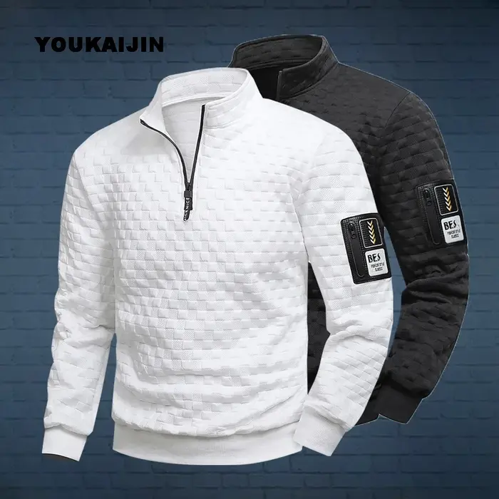 Sweat-shirt à fermeture éclair pour hommes
