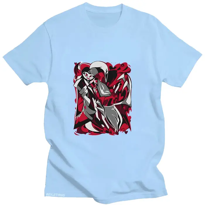 Helluva Boss t-shirt jeu dessin animé imprimé Harajuku Kawaii