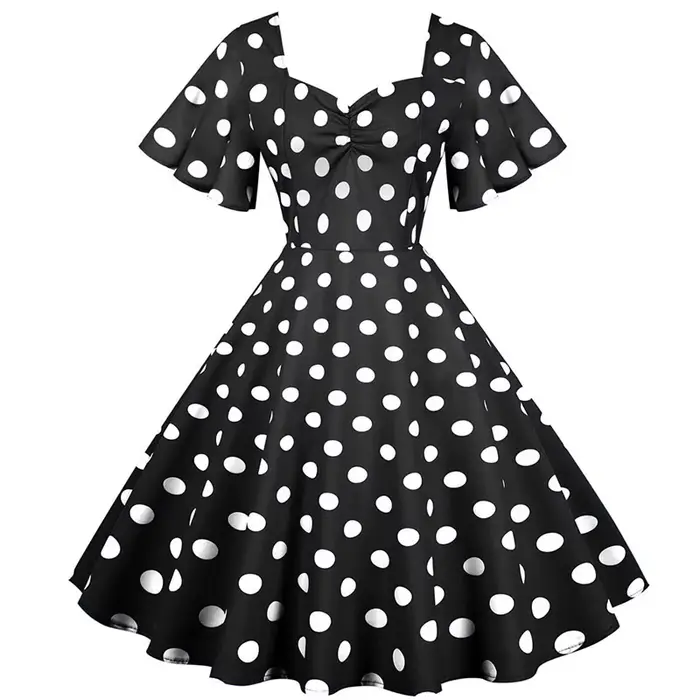 Robe d'été à manches papillon pour femmes