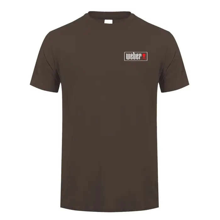 T-shirt manches courtes Weber pour hommes, décontracté, cool, barbecue, été