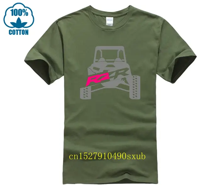 T-shirt imprimé décontracté et amusant pour hommes, personnalisé Polaris RZR
