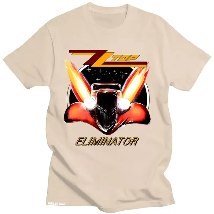 ZZ Top Eliminator 1983 Tour T-Shirt ZZ Top Rock hommes Vintage classique t-shirts été femmes/hommes coton respirant