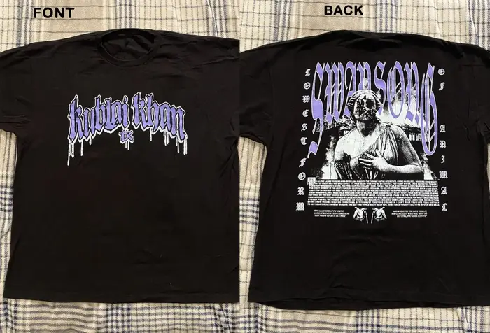 Kublai Khan TX Swan Song T-Shirt à manches courtes unisexe BL2.671