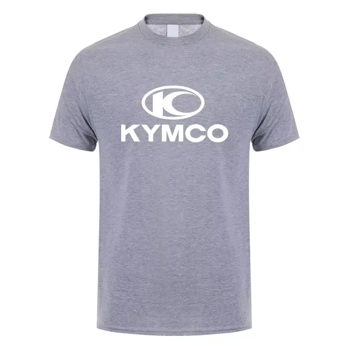 Kymco Hommes T Shirt Mode Coton Manches Courtes Drôle Graphique Tee