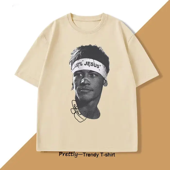 Neymar-T-shirt à Manches Courtes en Coton pour Homme