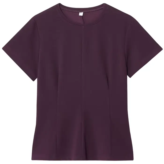 HXAO t-shirt femme jaune violet haut femmes été 2025 décontracté hauts à manches courtes col rond coupe ajustée