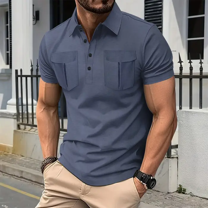 Vente Flash Transfrontalière ! Polo pour homme de style mature