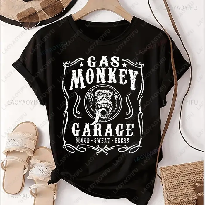 T-shirt imprimé Gas Monkey Garage