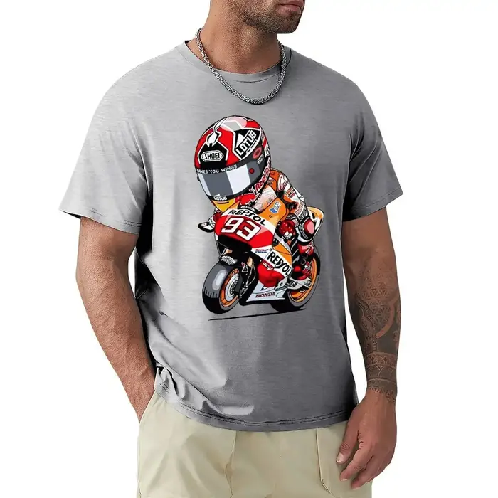 Marc Signature 93 Funny MOTO T-shirt Harajuku