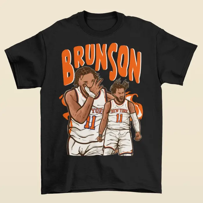 T-shirt Jalen Brunson 100 % coton