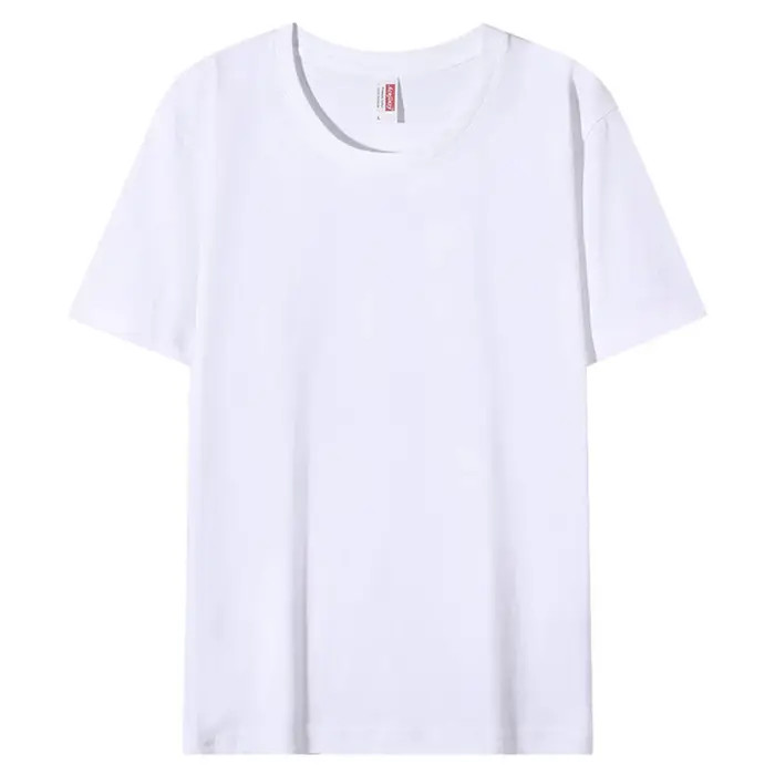 T-shirt unisexe en coton blanc, vente en gros, de haute qualité, en vrac
