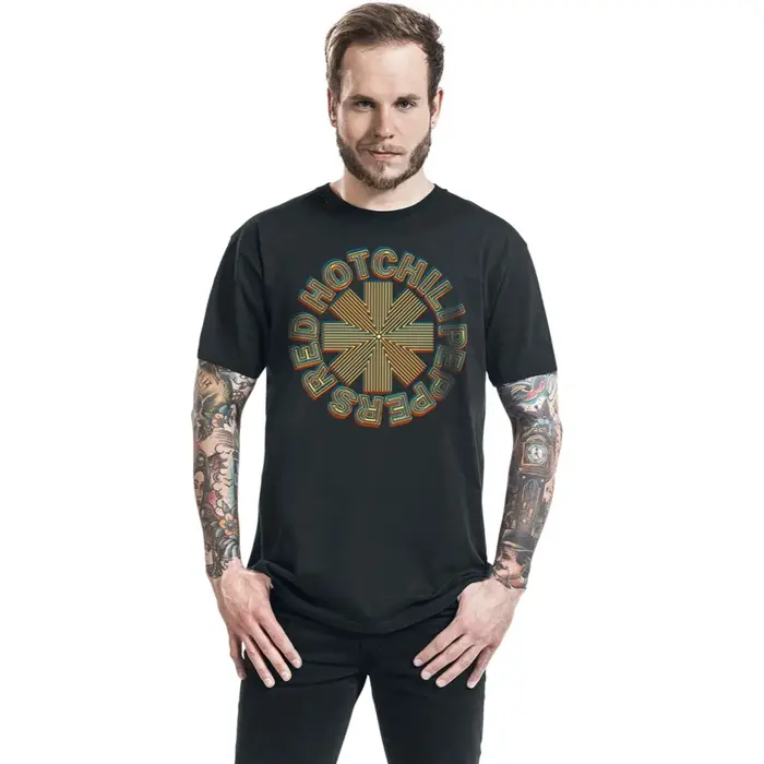 T-shirt en coton avec motif Red Hot Chili Peppers