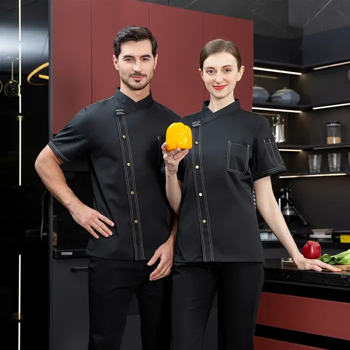 Uniforme de Chef de tête d'été pour hommes