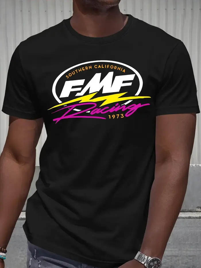 T-shirt avec logo FMF racing pour hommes