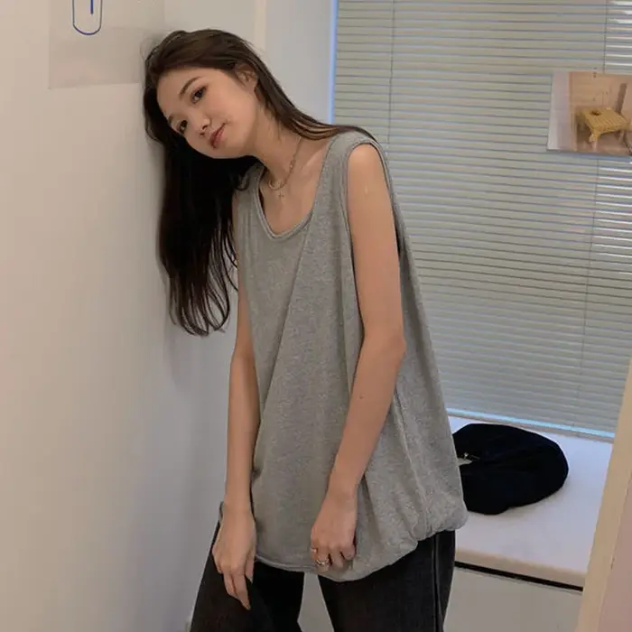 Débardeur de loisirs simple pour femme