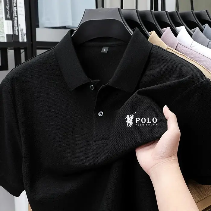 Polo d'été haut de gamme pour hommes, séchage rapide, respirant, décontracté, mode business, sport,