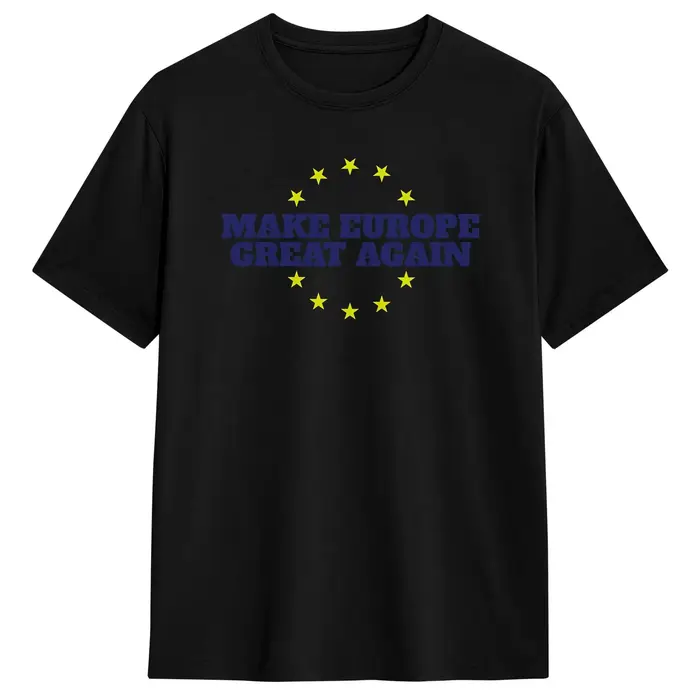 T-Shirt pour hommes, en coton, à la mode, à manches courtes, col rond, imprimé graphique, Make Europ