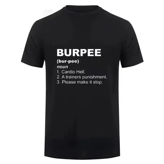 T-shirt Crossfit Burpee King en coton pour hommes et femmes, Streetwear d'été