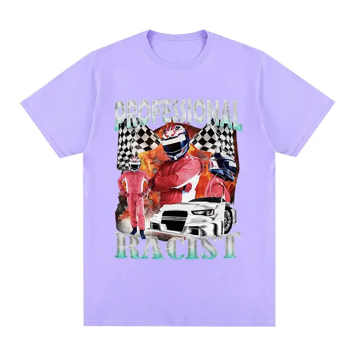 T-Shirt graphique de course professionnelle drôle Racing Meme hommes mode Vintage manches courtes T-shirts 100% coton