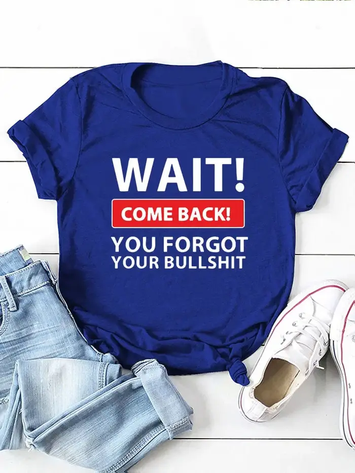 T-shirt manches courtes col rond femme