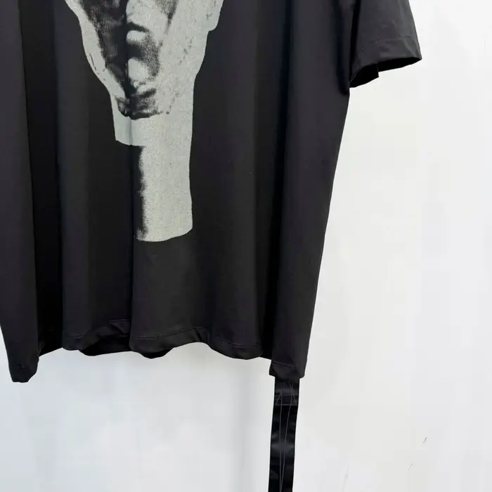 T-shirt Homme Oversize Décontracté 100% Coton Style Gothique Owen Seak – Hauts et T-shirts d'Été Designer Unis pour Hommes
