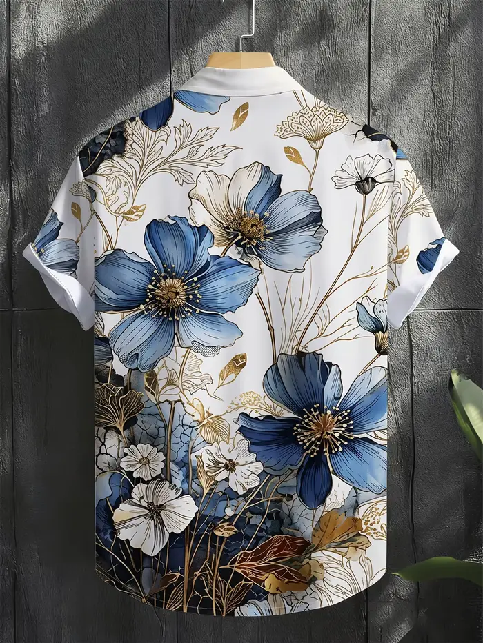 Chemise à manches courtes pour homme