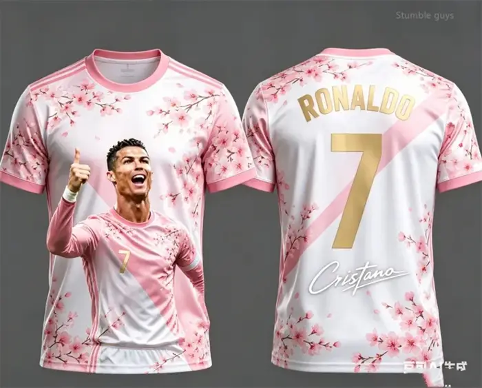 Tenue pour enfants avec design imprimé en 3D de Ronaldo pour l'été
