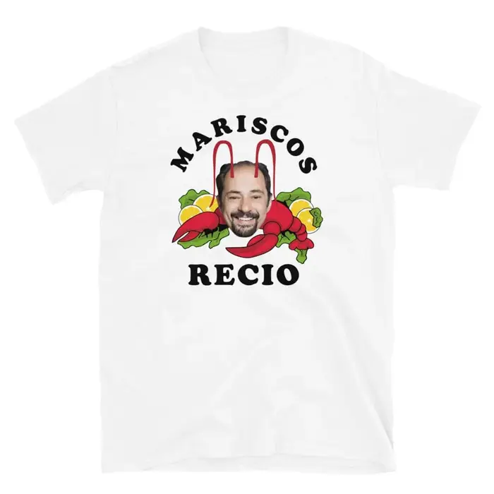 T-shirt Homme Coton Décontracté Motif Homme de Mer Drôle Mariscos Recio – Amoureux des Fruits de Mer