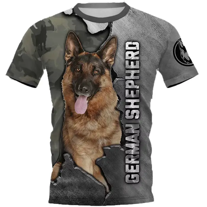 Golden Retriever 3D imprimé T-shirts femmes pour hommes été