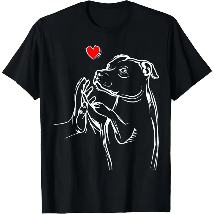 Drôle américain Staffordshire Terrier Amstaff chien anatomie t-shirts hommes femmes Humor Streetwear à manches courtes unisexe vêtements amples