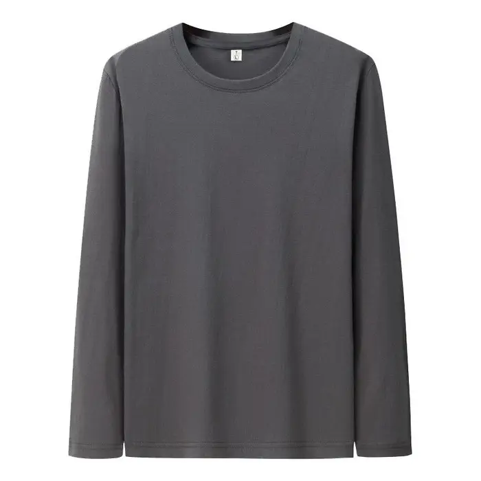 T-shirt en coton à manches longues pour hommes