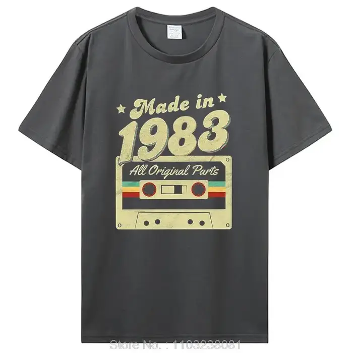 T-shirt graphique en coton pour hommes