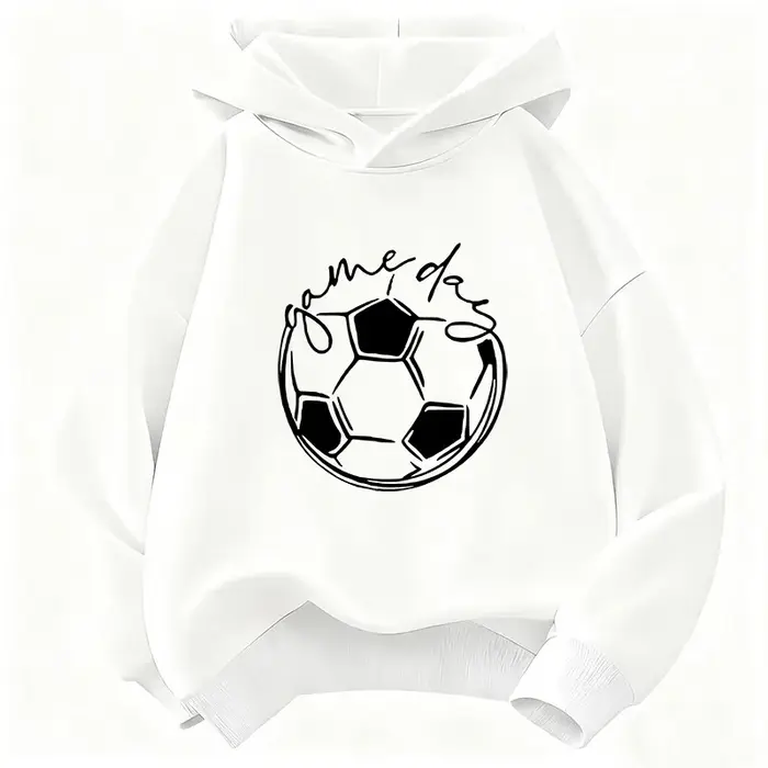 Sweat-shirt à capuche Fun Football Game Day