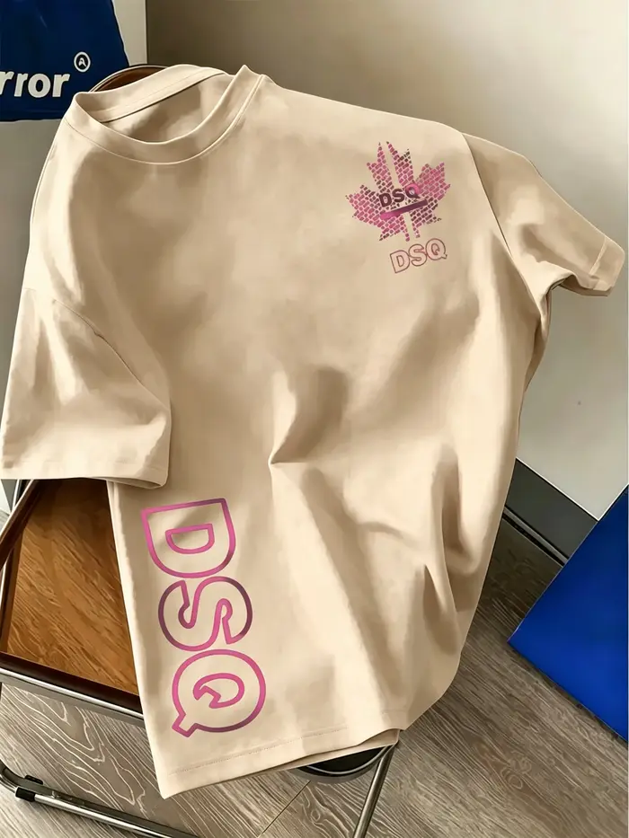 T-shirt de mode urbaine dsq pour hommes