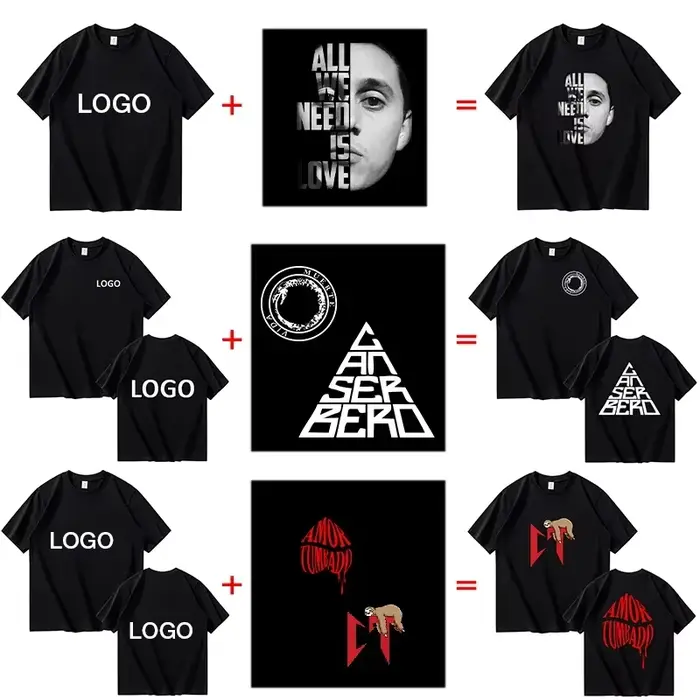 T-shirts imprimés en coton personnalisés hommes mode t-shirt à manches courtes femmes personnalité décontracté