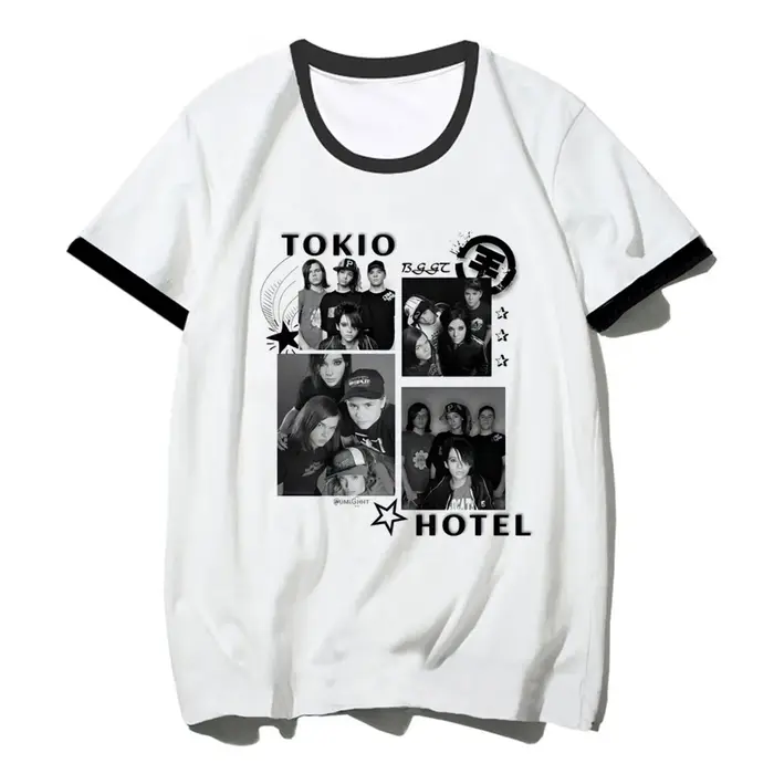 Tokio Hotel Tee femmes manga drôle designer t-shirt fille anime vêtements