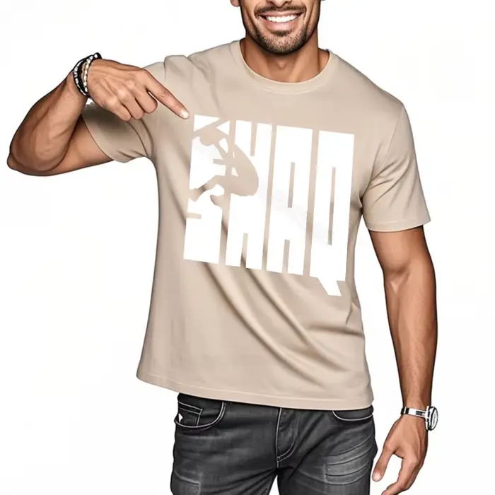 T-shirt homme graphique surdimensionné